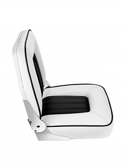 Складное сидение для лодки Marine Seat, черно-белое, 41 см-4